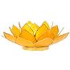 something different Portacandela Loto 3° Chakra Capiz giallo oro