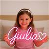 StickerLab - Scritta Led Personalizzata, Made in Italy - Insegna con Scritta Luminosa Neon Personalizzabile, Decorazione da Parete per Eventi, Camera da Letto, Sala Giochi - Alimentazione 12V