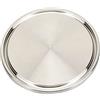 MOZTO Tri Clamp SUS 304 Tri-Clamp Sanitario Inossidabile TC Tappo di Chiusura Cieco, for Raccordi for Tubi OD 50.5mm-145mm con Puntale for Vino Home Brew (Size : Ferrule 50.5mm)