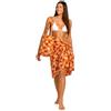TRAMAS+ Set Telo Mare Pareo Donna + Borsa Abbinata, Pack Estivo Morbido e ad Asciugatura Rapida, Ideale per Spiaggia, Piscina, Viaggi e Vacanze - Lumi Caldera