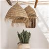 Generico Lampadario a Sospensione in Paglia Artigianale Marocchino: Stile Etnico, Illuminazione Naturale e Accogliente 2403211022 Rattan Vimini Giunco Senza Impianto Elettrico
