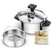 Seb P0530600, Pentola a pressione Authentique da 4,5 L, inox 18/10