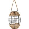 Nuyhadds Lanterna solare - Luce retrò impermeabile da appendere, lampada solare decorativa per esterni, illuminazione da giardino in stile vintage | Lanterna solares durevole per portico da giardino