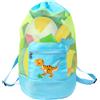 LOHAME Borsa da spiaggia per bambini borsa da spiaggia in rete portatile pieghevole borsa giochi per giocattoli borsa con cerniera per bambini piscina viaggio
