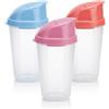 cosedacasa Contenitore graduato con Tappo beccuccio versatore per caffè Freddo set3 Shaker Bottiglia 500ml Porta Bevanda vegetali proteiche