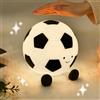 AUAUY Luce Notturna Calcio, Luce Notturna Silicone Animale con Timer da 30 Minuti, 7 Colori, 2 Modalità di Illuminazione, Lampada da Comodino Touch Ricaricabile Tramite USB, Decorazione Desktop