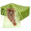 Flkiglm Sacchetti Protettivi Per Frutta, 100 Pezzi Coprifrutta In Rete, Sacchetti Protettivi Riusabili 15x20 Cm con Cordino per Orto Mirtillo Mango Fragola Uva