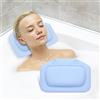 leyomgamz Cuscino da Bagno Cuscini Poggiatesta - con 3 ventose Poggiacollo Confortevole poggiatesta per vasca in 4D Air Mesh, per Il Supporto della Schiena, delle Spalle della Testa, per Vasca da Bagno Spa