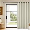 KGORGE Tende Termiche per Interni Moderne Tenda Oscurante da Interno con Anelli Curtain Salotto Moderne Divisoria 1 Pezzo L 200 x A 210 CM, Beige Chiaro