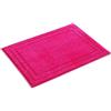 PANA® Serie Jasmina, tappetino da bagno in spugna in 100% cotone, morbido tappetino da bagno di alta qualità, certificato Oeko-TEX, tappetino da bagno 50 x 70 cm, colore: fucsia