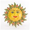 Ceramiche Azzaro & Romano Caltagirone CEAR ceramiche - Sole di Sicilia da appendere diam. cm 21, fatto a mano Made in Italy (sole1)