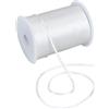 PH PandaHall 130m Cordino di Raso Bianco 3mm Cordino di Seta Coda di Topo Filo di Nylon per Nodi Cinesi Cucire Perline Collane Creazione di Gioielli
