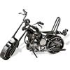 Maigendoo Modello di motociclo Decorazione artistica vintage in metallo per moto regalo ciclisti decor da tavolo artigianale regalo di compleanno per ragazzi ragazze appassionati di moto, argento