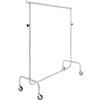 RONNIEART Stender Appendiabiti Rella Semplice da 150 cm Stand Guardaroba (Altezza Regolabile da 135 A 208 cm)