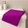 imi shop Telo Mare Microfibra Leggero e Assorbente, in 100% Poliestere Made in Italy - Telo Bagno 90x170 cm, Tinta Unita - Ideale per Viaggi, Asciugamano Bagno (Magenta)