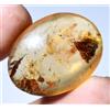 Gemscopious Non Trattato Naturale Ambra con Piccolo Insetto Interno 20.50 KT Certificato