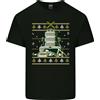 Gildan 4X4 Off-Roading Albero di Natale Divertente Natale Uomo Cotone Leggero T-Shirt