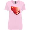 Gildan T-Shirt A Manica Larga Con Bandiera Cinese Per Il Giorno Del Calcio Femminile