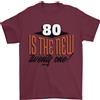 Gildan T-Shirt Divertente Per Uomini 80 Anni 80 È Il Nuovo 21 100% Cotone