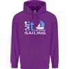 lovetshirts Fook It Im Uscire Vela Marinaio Barca Yacht Uomo 80% Cotone Felpa con Cappuccio