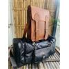 Fatto a mano Borsa A Spalla Messenger In Vera Pelle Vintage Da Uomo 20" Duffle Gratis