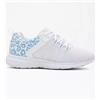 Freemans Stampa Floreale Scarpe Sportive IN Bianco UK 7 (F803)