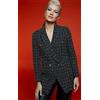 Made for Freemans Realizzato Per FREEMANS Blazer Boucle Nero UK 12 (FMS16-6)