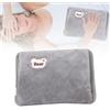 UNIHOC Borsa Acqua Calda Elettrica, Borsa Acqua Calda Elettriche Con Rivestimento Morbido In Microfibra, Scaldino In Peluche, Scaldamani, Ideale Per Ridurre Dolori Muscolari, Dorsali e Mestruali, Grigio