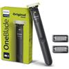Philips OneBlade Hybrid Trimmer and Shaver with Dual Protection Technology for No Nicks and Cuts as Blade Never Touches Skin (New Model) QP1424/10**G