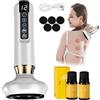 Generico Velessa Massaggiatore Anticellulite Elettrico con Aspirazione Regolabile - Masseur Anti Cellulite, Ventouse Cellulite, 12 Livelli, Riscaldamento, Gua Sha Vacuum per Corpo, Gambe e Glutei (Bianco)