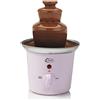 Bestron Fontana di cioccolato a 3 ripiani, piccola fontana di cioccolato con funzione di mantenimento al caldo, 60 Watt, colore: rosa