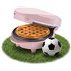 Bestron Waffle Maker, Piastra per waffel mini Ø10 cm, piccola macchina per waffel con rivestimento antiaderente, per compleanni di bambini, feste di famiglia, Pasqua o Natale, 550 watt, colore: rosa
