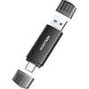 KOOTION Chiavetta USB C 256GB, USB 3.0 OTG 2 in 1 Pendrive Tipo C Memoria 256 Gigas Nero Chiave USB 256GB Per Android/Window/PC/MacBook, Telefono Huawei/Xiaomi/Samsung