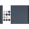 URMONA Tappetino Sottolavello Impermeabile per Cucina 30 x 48 cm, Tappetino in Silicone per Mensole e Organizer, Protezione per Mobile Sottolavello per Cucina e Bagno (Grigio scuro)