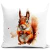 HUASHUZI scoiattolo federe cuscini divano 40 x 40 cm scoiattolo gadget accessori regalo copricuscini fodera cuscino decorativi soggiorno camera da letto accessori