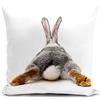 HUASHUZI coniglio pasqua federe cuscini divano 40 x 40 cm copricuscini fodera cuscino decorativi soggiorno camera da letto accessori