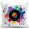 HUASHUZI giradischi vinili federe cuscini divano 40 x 40 cm musica copricuscini fodera cuscino decorativi soggiorno camera da letto accessori