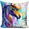 HUASHUZI cavallo federe cuscini per divano 40 x 40 equitazione regali ragazza regalo donna cavalli accessori copricuscini 40x40 decorativi cuscino soggiorno camera da letto