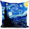HUASHUZI van gogh federe cuscini divano 40 x 40 cm notte stellata van gogh gadget copricuscini fodera cuscino decorativi soggiorno camera da letto accessori