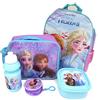 TLD Disney Frozen Set Regalo Zaino + Portafoglio + Borsa Termica + Bere Bottiglia + Sacco Per Il Pranzo - Licenza Ufficiale - Backpack + Coin Purse + Lunch Bag + Sports Bottle + Sandwich Box - Gift Bundle
