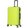 CELIMS - Grande Valigia da Viaggio Giallo Fluo Rigida con 4 Ruote Leggera Stiva 23kg 75cm | Serratura Integrata | ABS | Valigia Grande con 4 Ruote 75cm | Valigia Giallo Fluo