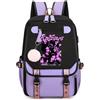 Generisch Mengmiao - Zaino per bambini, unisex, impermeabile, con scomparto per computer portatile, grande capacità, stile coreano, Sophia Manon Daniela Lara Megan Yoonchae, 46*29*16 CM, Rucksack