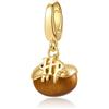 FANCIME Harry Potter x Collaboration - Bertie Bott's Beans Charm - Lightning Puff Flavor, Sterling Silver Charms Necklace Jewellery Gift for Women Girls