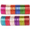 Touchstone Colorati Bangle Collection Indiana Bollywood Piuttosto Ricca Sguardo Strutturato Colori della Vita Designer di Gioielli Braccialetti Combo di 12 Colori per Le Donne.