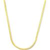 Gioielleria Bucci COLLANA PIATTA SNAKE IN ORO GIALLO 18 KT PIATTINA