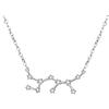 Clearine Costellazione Collana Donna Sagittario Argento Delicato Zirconia Cubica Oroscopo zodiacale Speciale Ciondolo