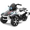 RCB 12V Moto Elettrica Bambini, Moto Elettrica con 2 Motori, Velocità 4 km/h, Luci LED, Connessione USB, Musiche Multitipo per l'Apprendimento Precoce, la Migliore Moto Cross Bambino dai 3 agli 8 Anni