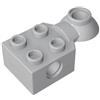 XYEIUGO 48170 Mattoncini a Cerniera Technic Speciali 2x2 con Foro per Perno, Mezza Sfera del Giunto di Rotazione 50 Pezzi GDS-1089-compatibile con Lego Colore:Gris bleuté clair 194