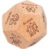 Generic Date Night Dice - Coppie Date, Food Decision per idee cena, Set di in legno per appuntamenti per compleanno, Natale, San, calza Stuffers