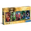 Clementoni - 39598 - Anne Stokes Collection Panorama - Dragon - puzzle adulti 1000 pezzi, puzzle panoramico, Made in Italy